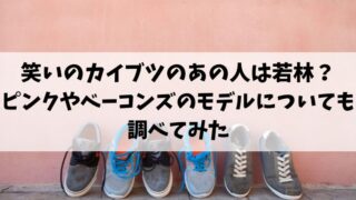 笑いのカイブツ　あの人　若林 モデル　ピンク